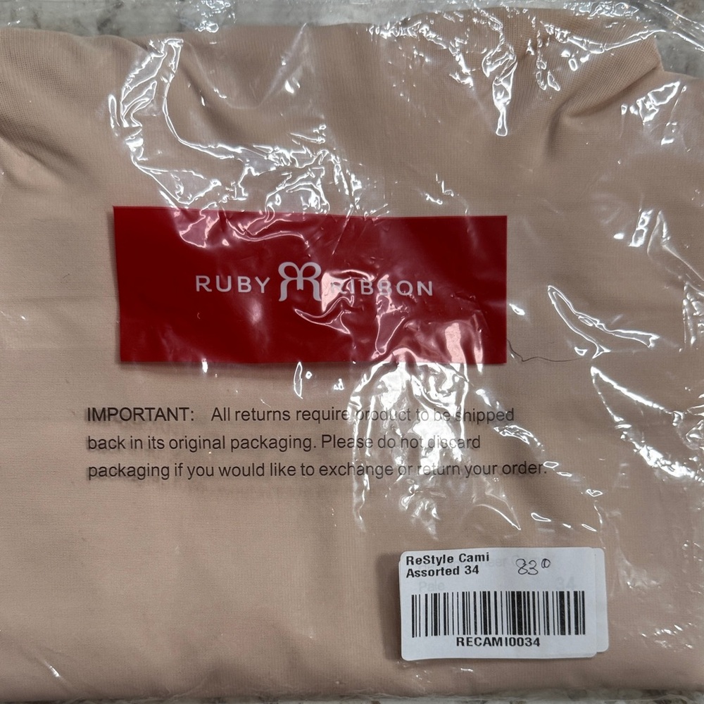 Ruby Ribbon Blush Cami